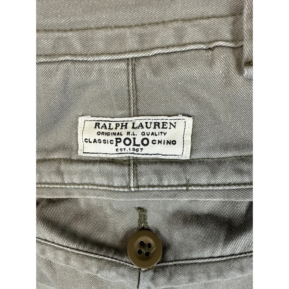 Polo Ralph Lauren Classic Chino Cargo Shorts Mens Size 31 Casual Outdoor Camping